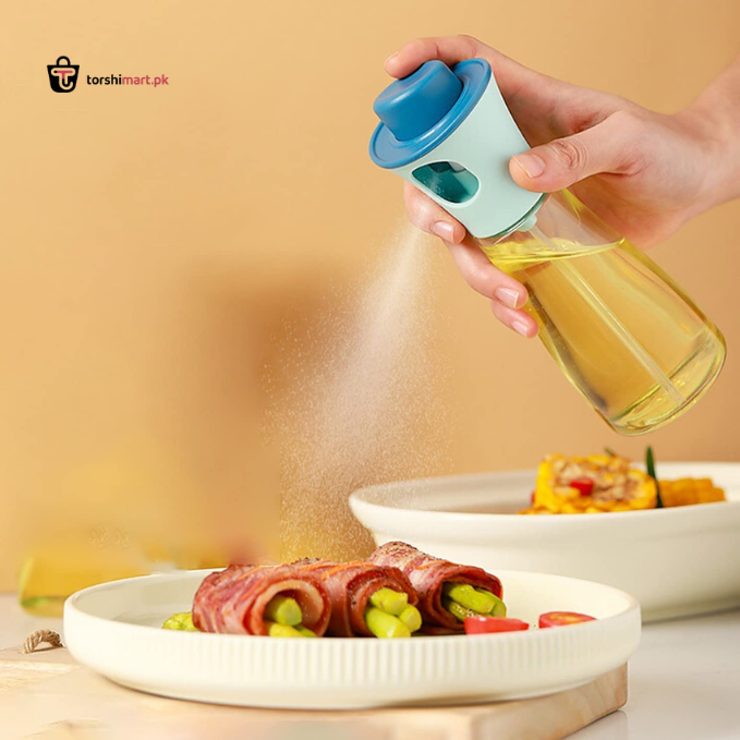 200ml glass oil spray bottle for cooking with fine mist sprayer