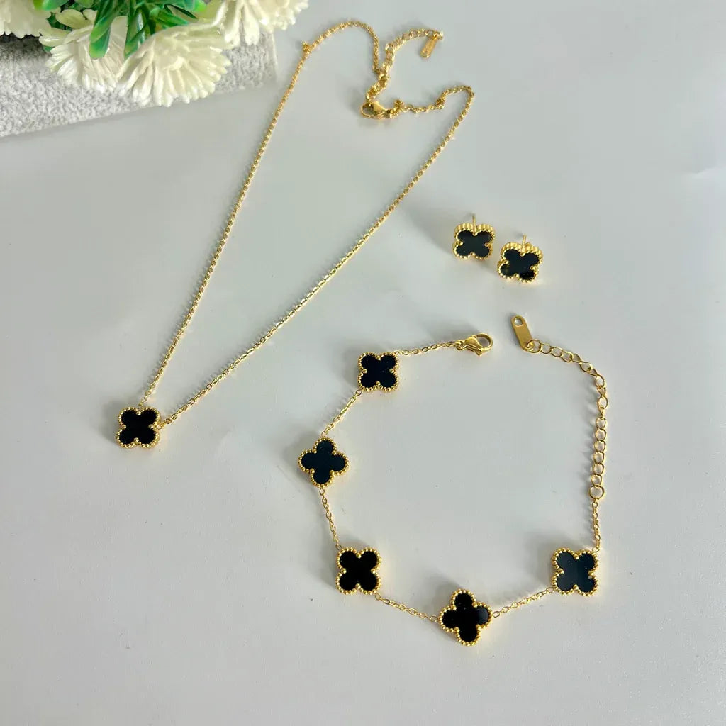 White Clover Complete Jewellery Set Online Pakistan