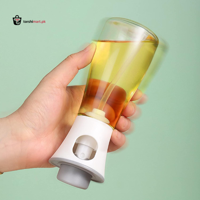 premium glass oil dispenser spray bottle for BBQ grilling and kitchen